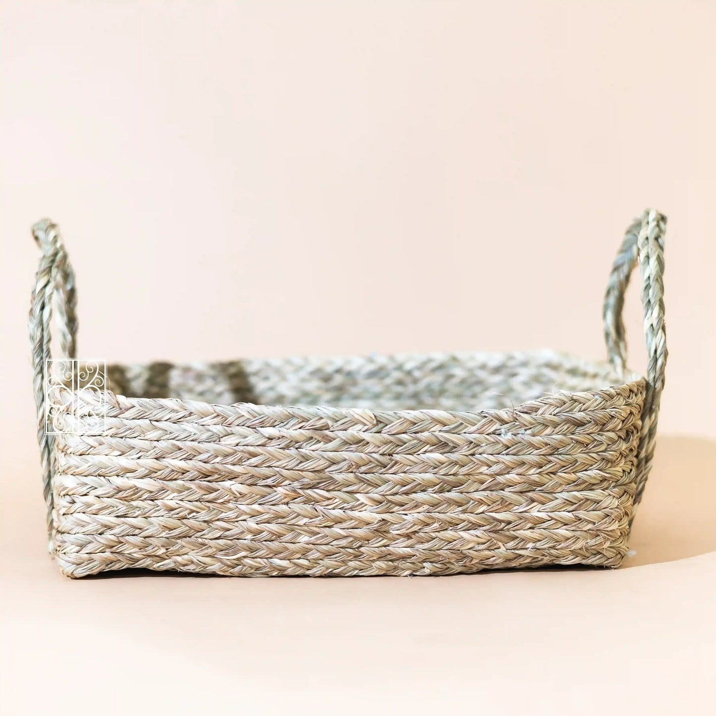 Classic Seagrass storage basket Wicker Wardrobe Organiser