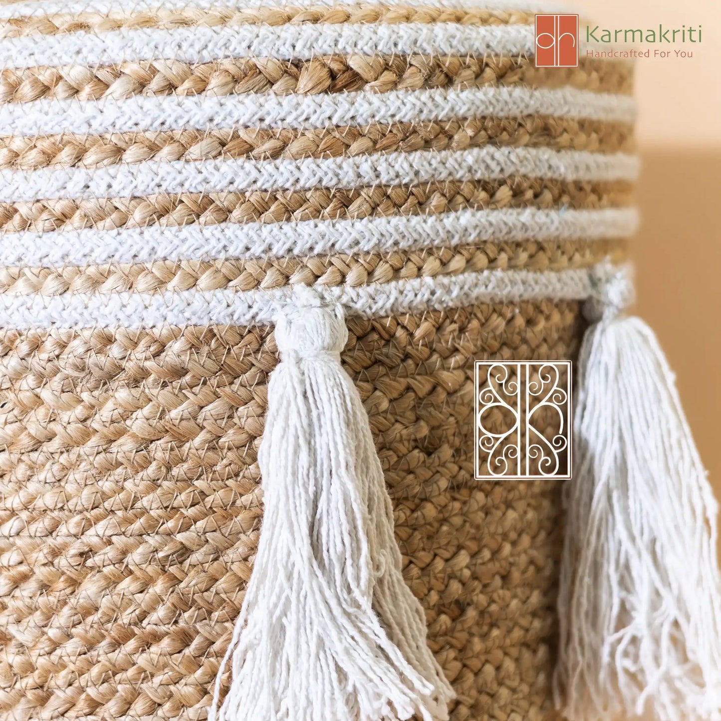 Ottoman Jute Stool