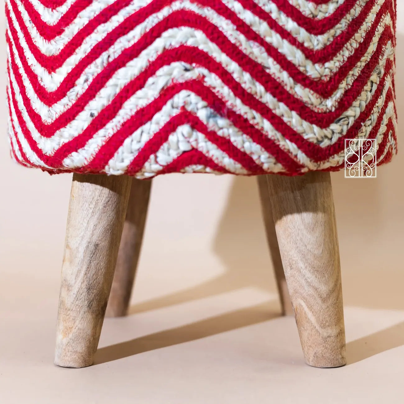 Jute pouffe | Jute Chair | Trendy Wavy