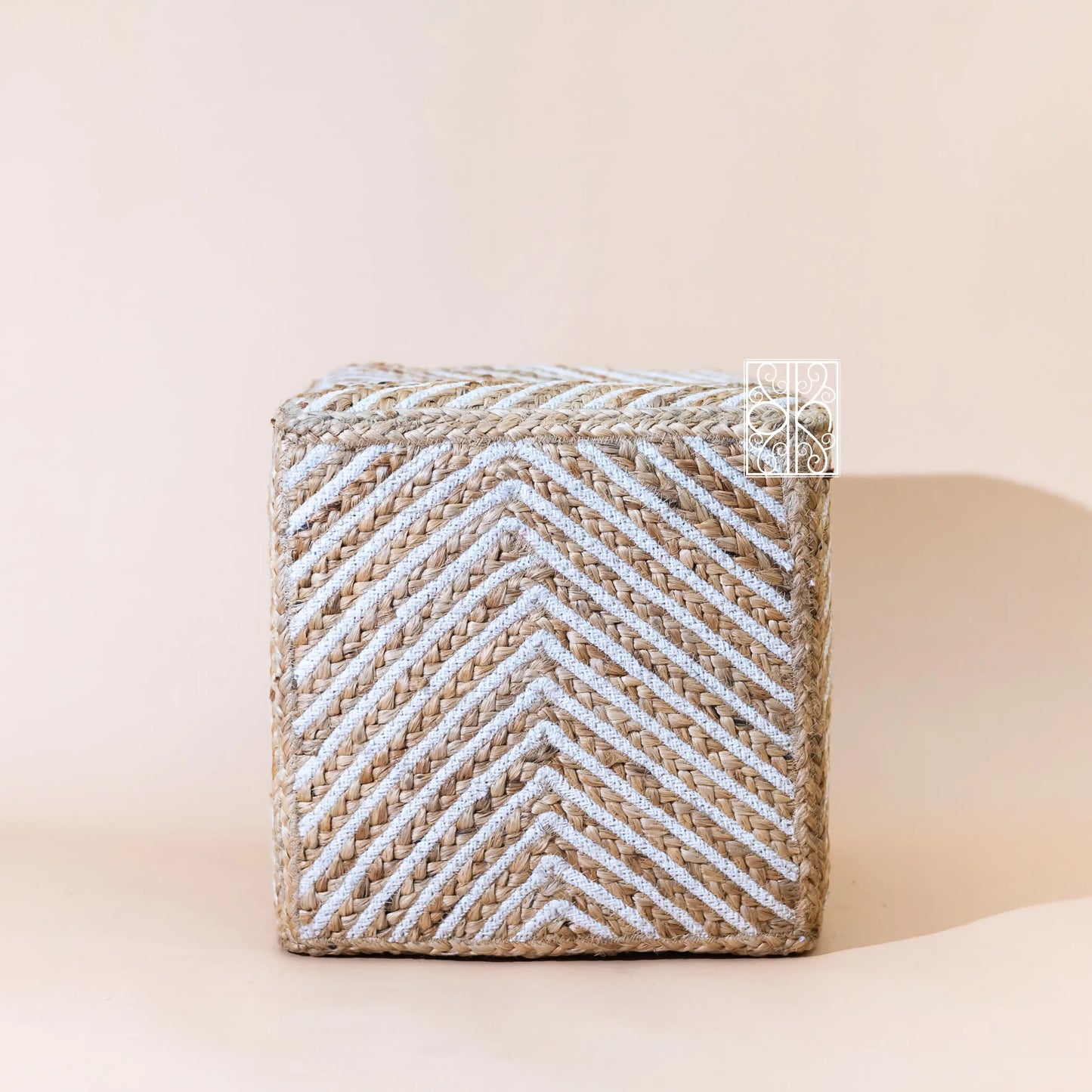 Buy Jute pouffe - Jute Stool online on Karmakriti