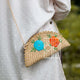 Jute Bag | Jute Clutch | Half Moon