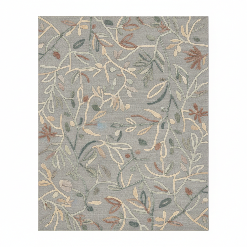 Botanic Whispers Hand-Tufted Wool Rug