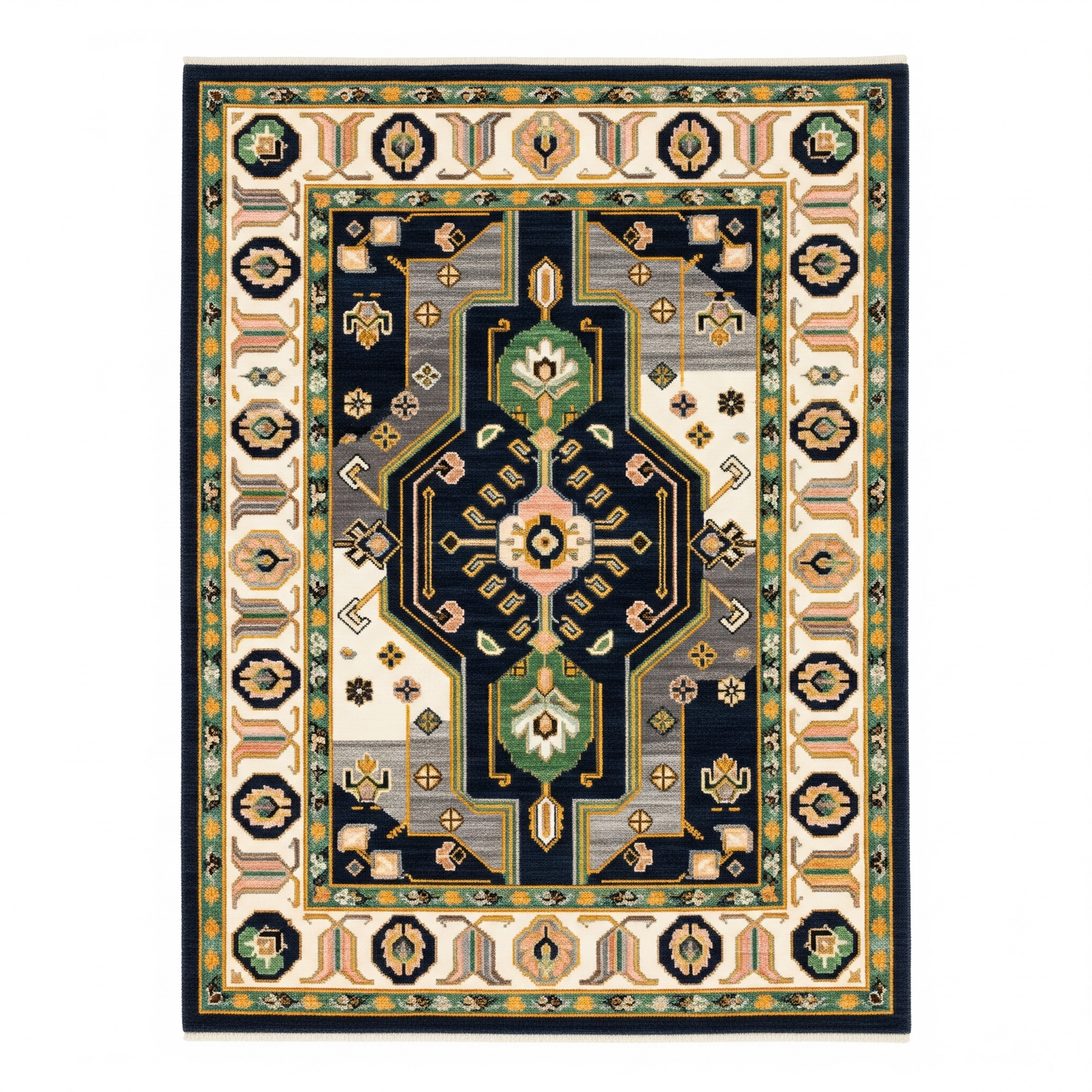 Imperial Mosaic Handtufted Woollen Rug