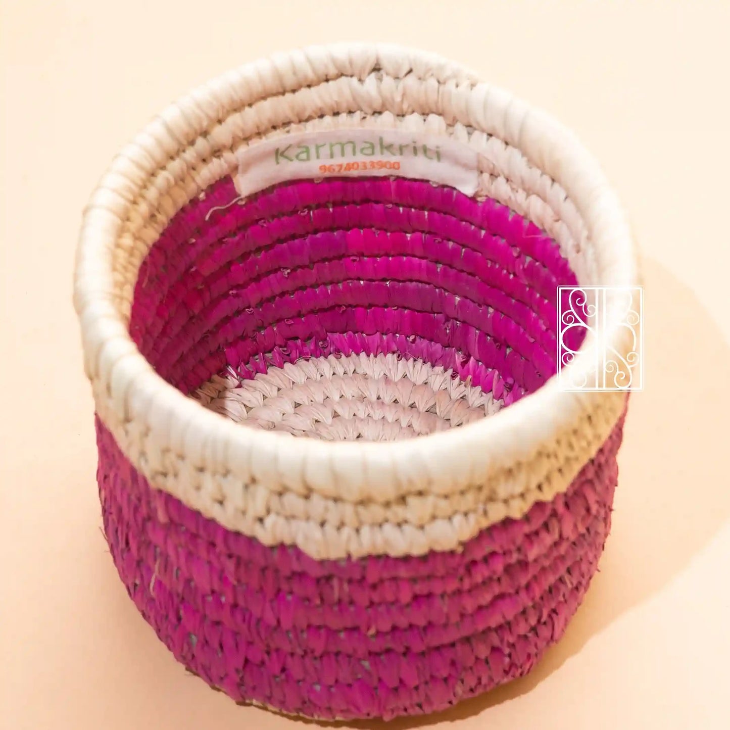 handwoven Wicker Makeup vanity box for bride