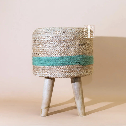 Jute pouffe - Ottoman stool