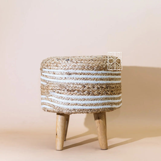 Jute pouffe - Ottoman chair