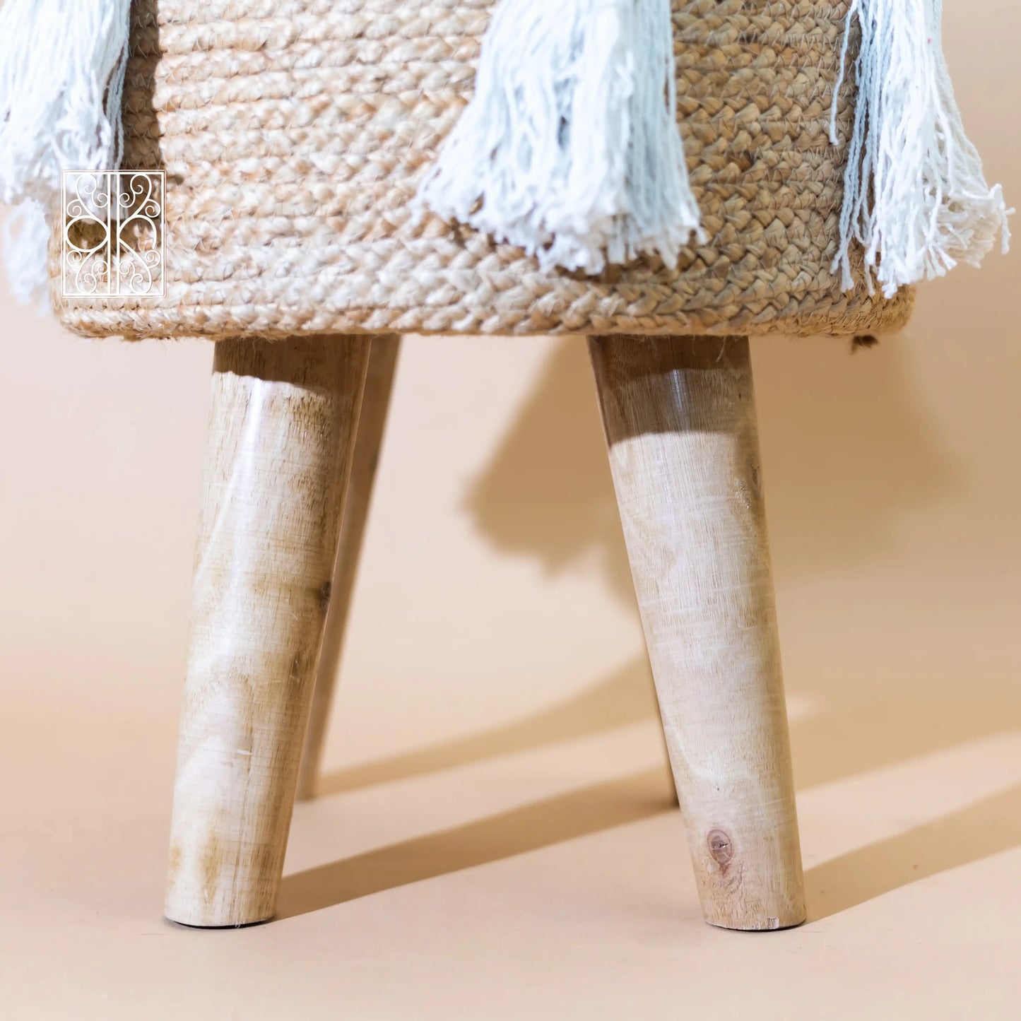 Ottoman Jute Stool