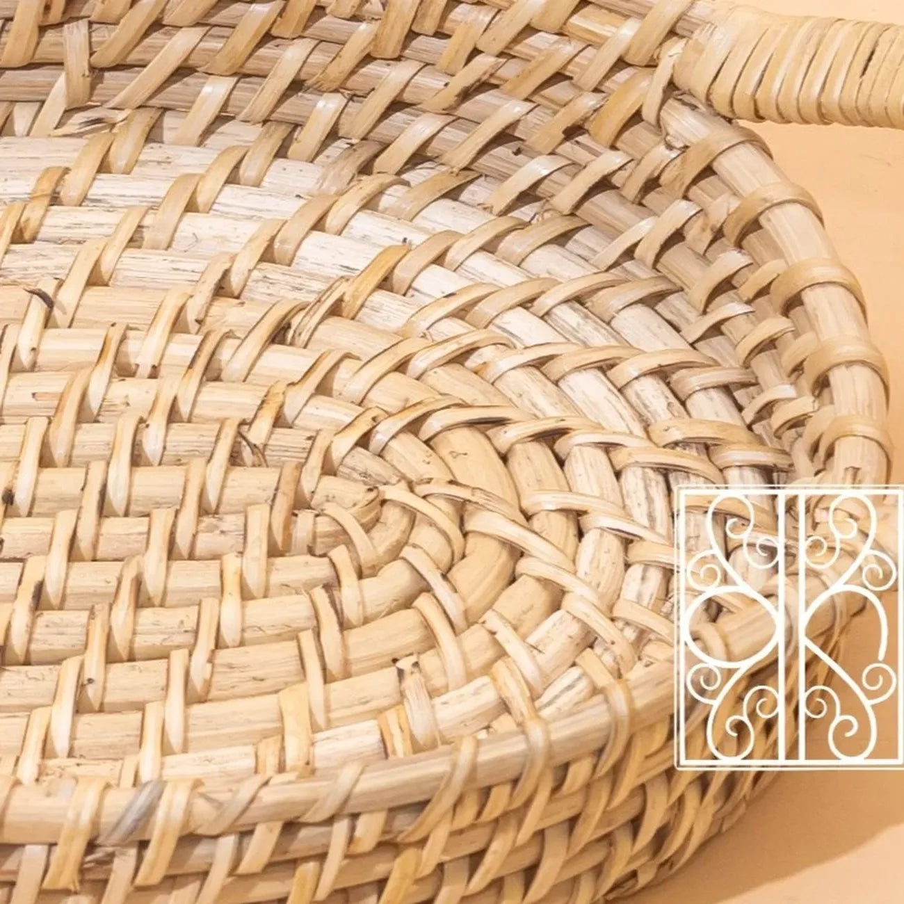 Bamboo tray with Handles