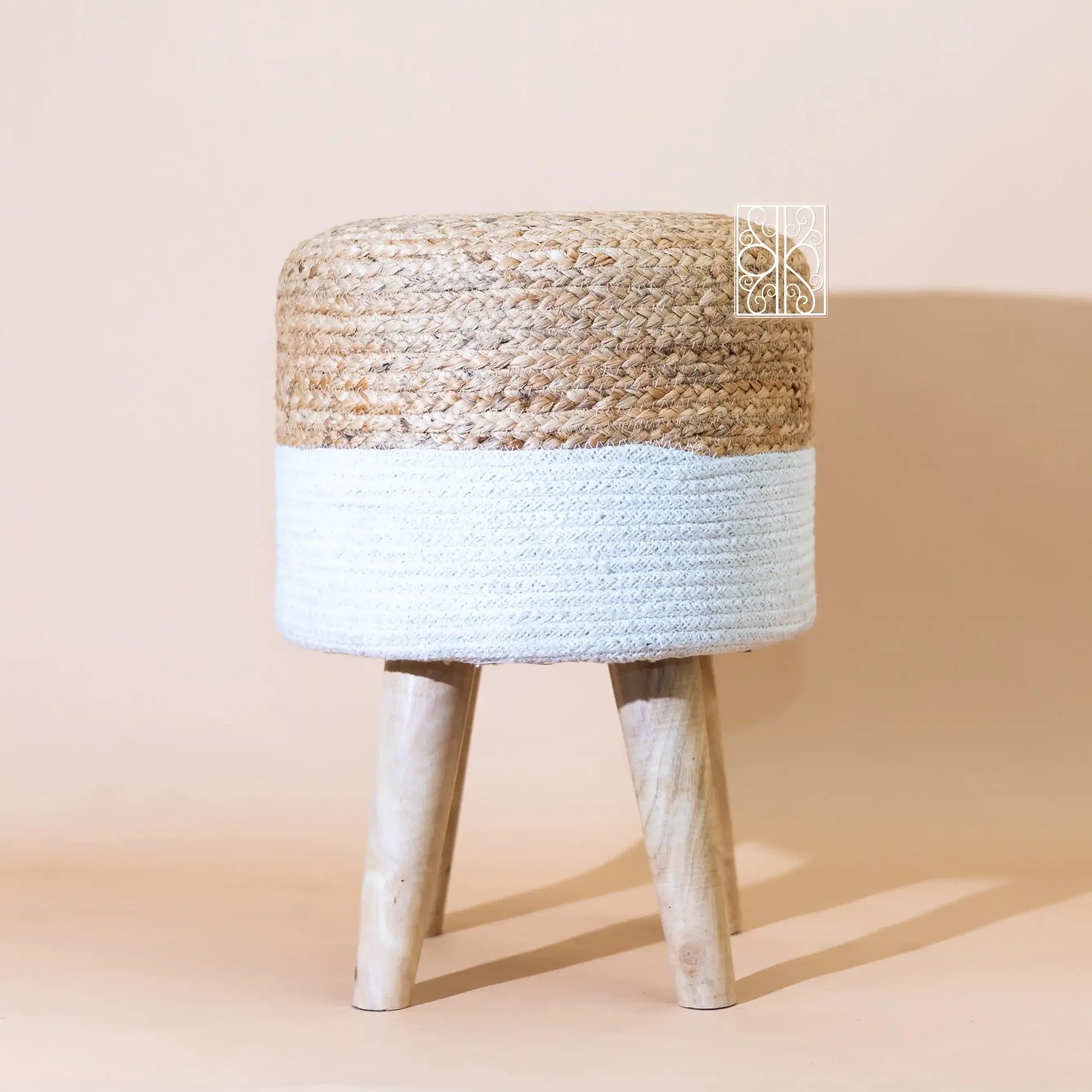Jute pouffe - Ottoman Chair