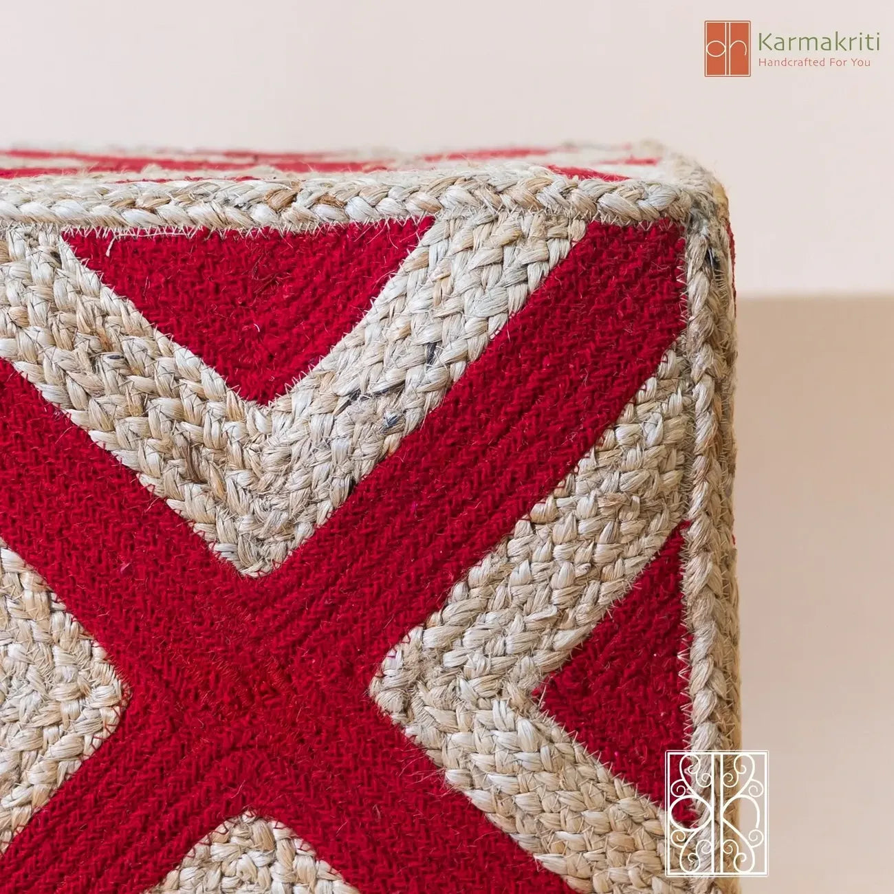 Jute pouffe | Jute stool | X factor
