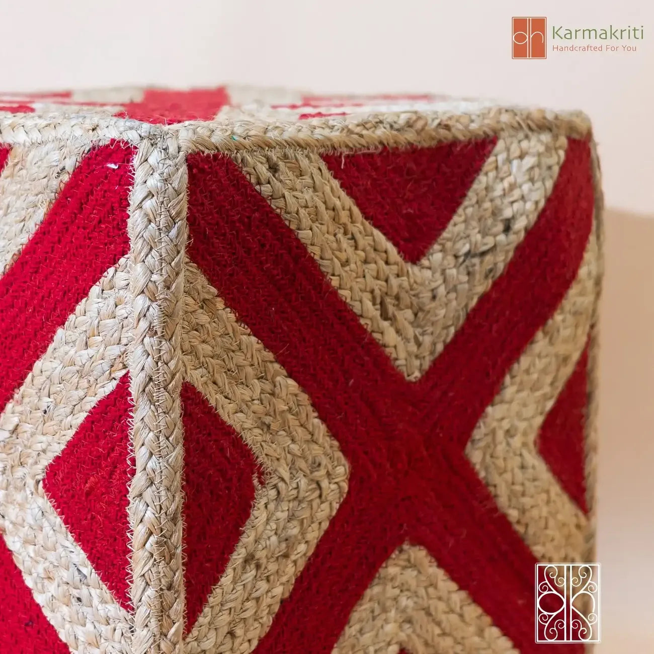 Jute pouffe | Jute stool | X factor