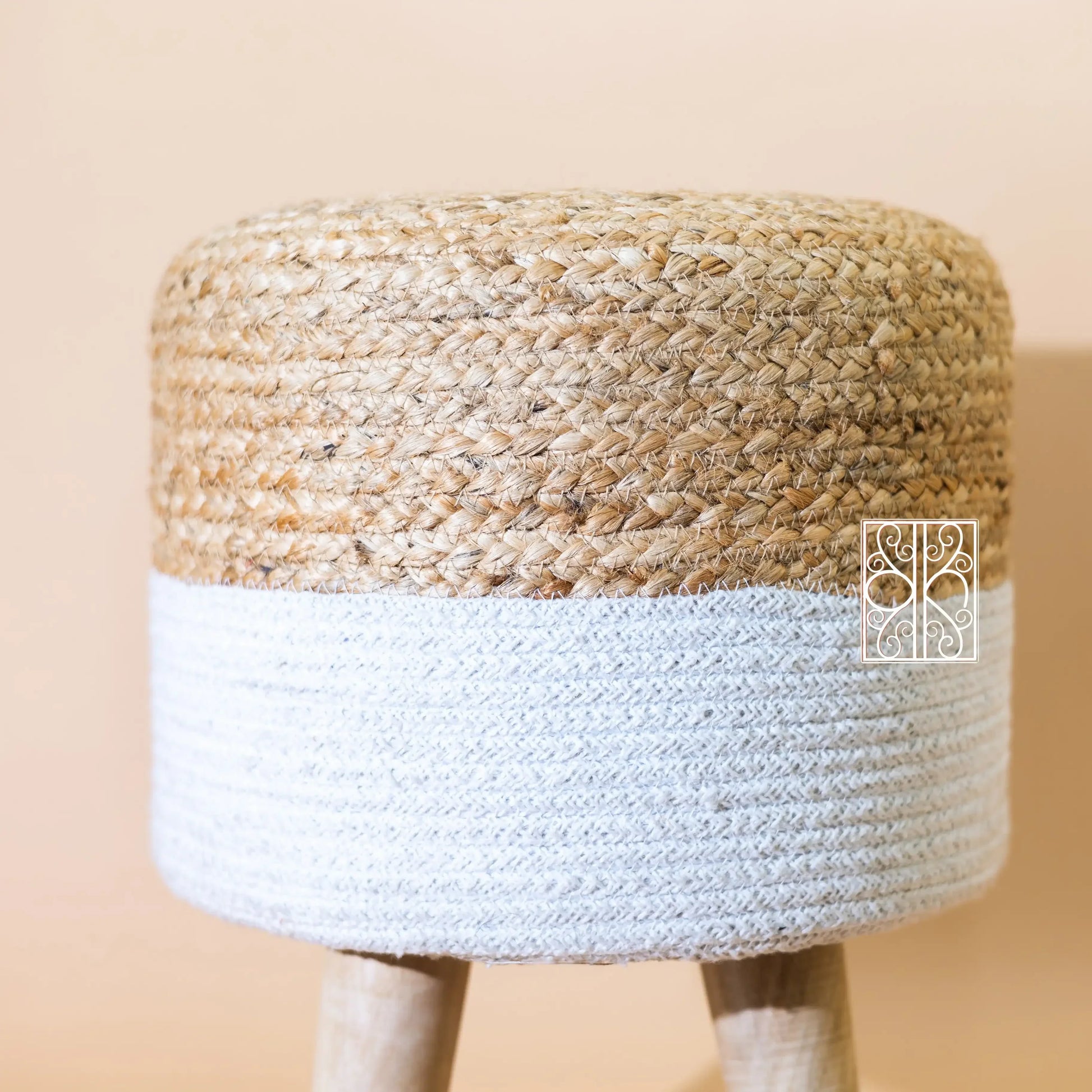 Jute pouffe - Ottoman Chair