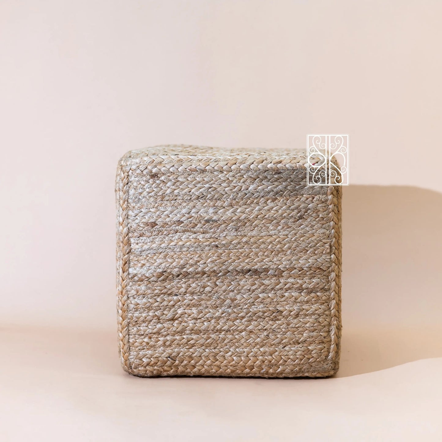 Buy Jute pouffe - Jute Stool online on Karmakriti