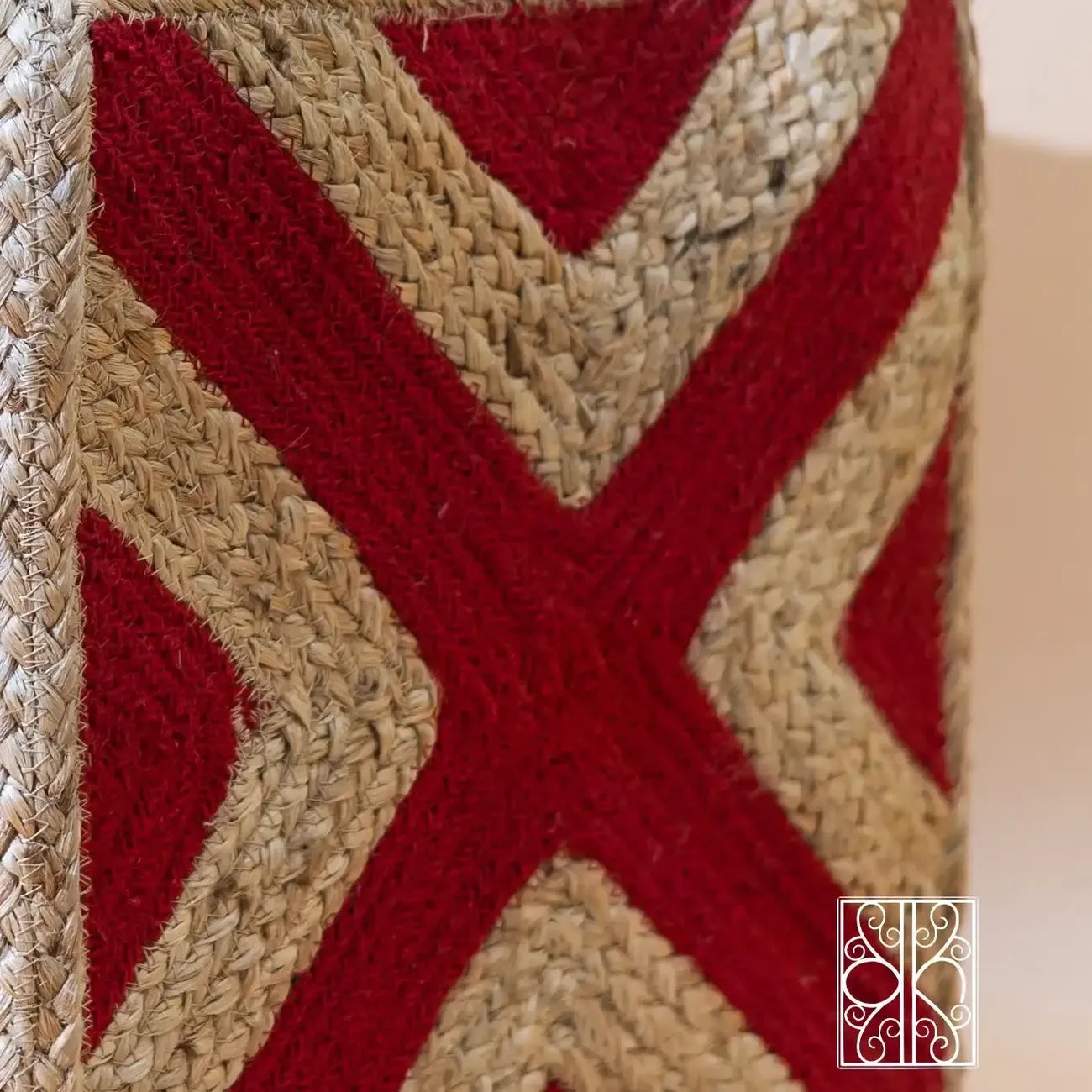 Jute pouffe | Jute stool | X factor