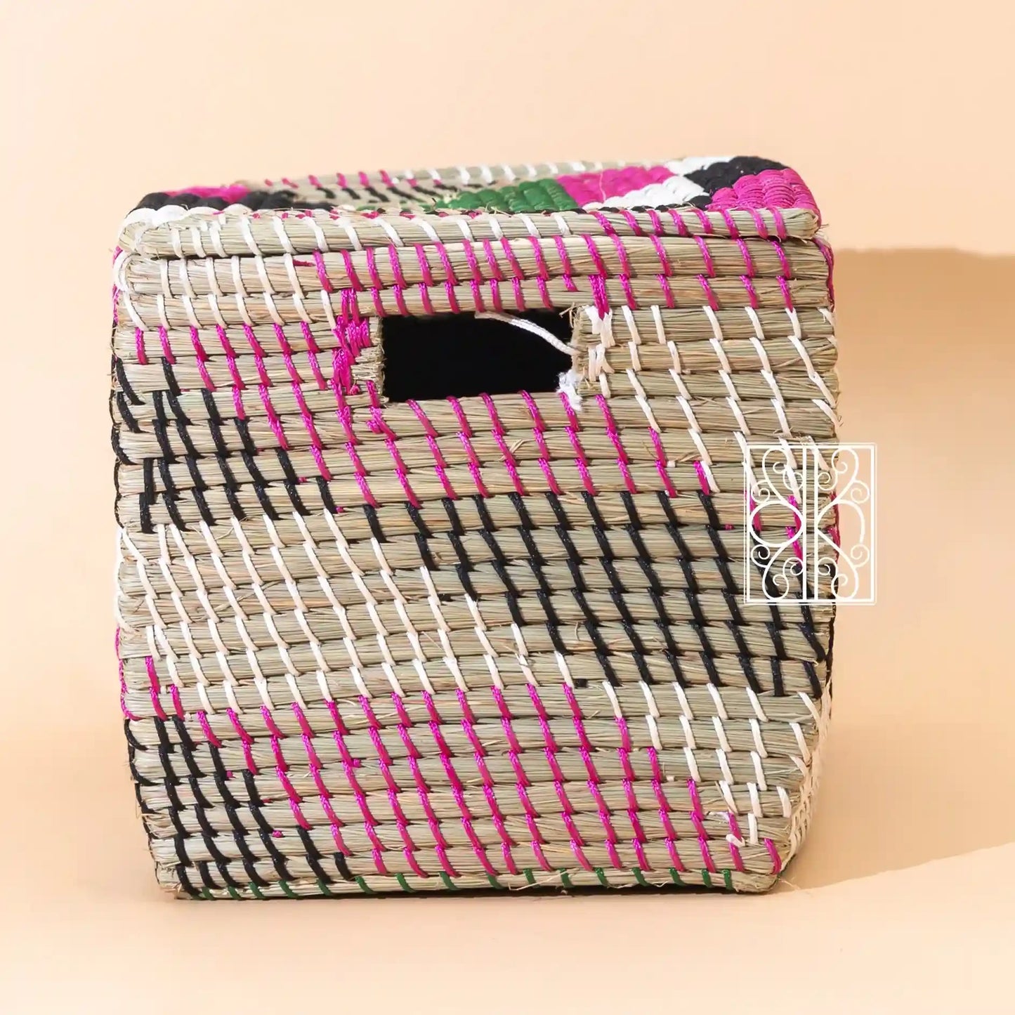 handmade Wicker storage Box - Seagrass wardrobe organizer