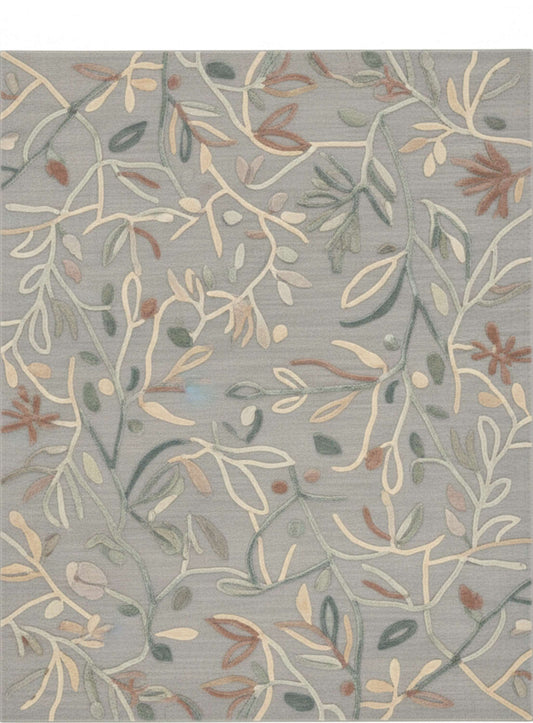 Botanic Whispers Hand-Tufted Wool Rug