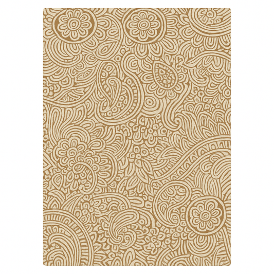 Paisley Harmony Hand-Tufted Wool Rug