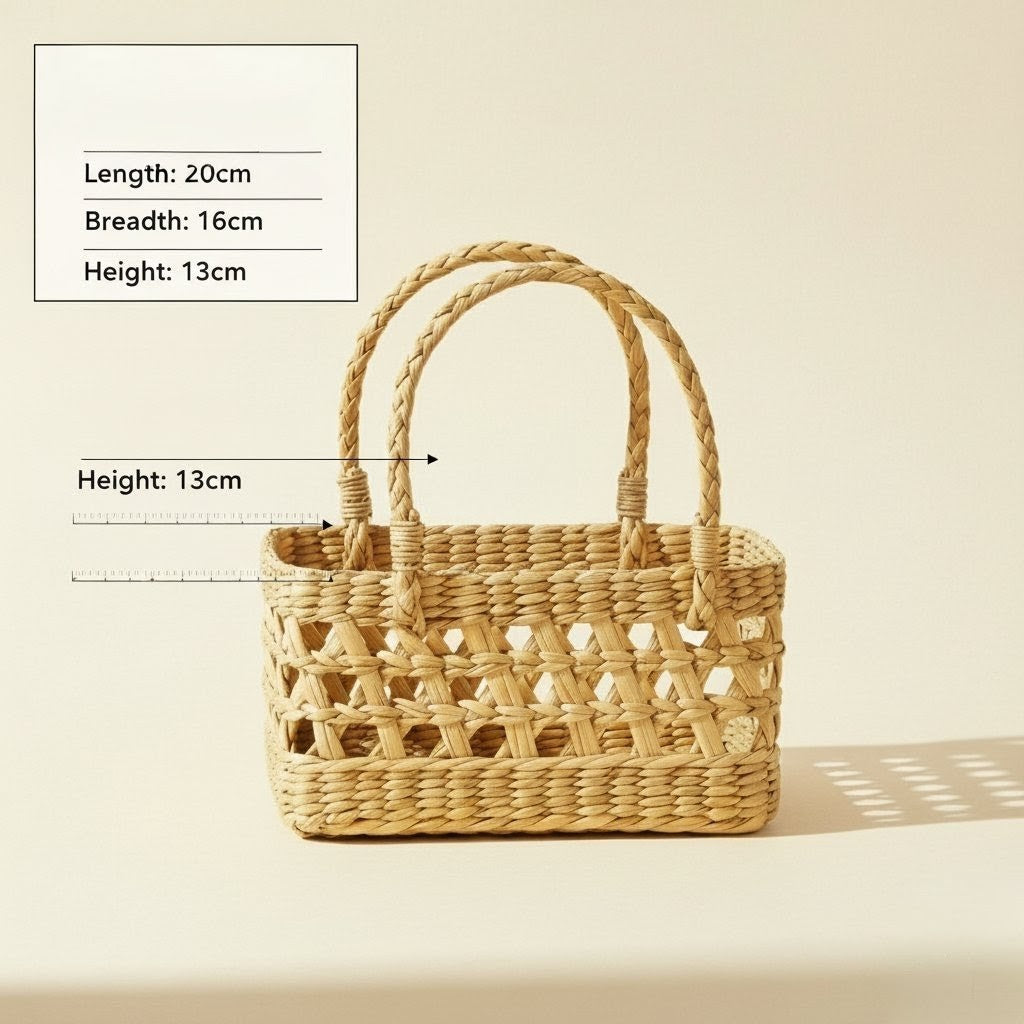 Seagrass Mesh gift hamper basket