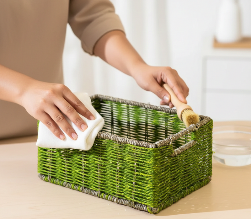 Handmade Wicker Basket India - Storage Basket. Discover our collection of natural wicker storage baskets online in India. Organize your home with these beautiful, handmade baskets.