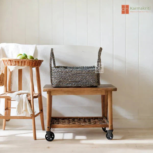 Handmade Wicker Basket India - Storage Basket. Discover our collection of natural wicker storage baskets online in India. Organize your home with these beautiful, handmade baskets.