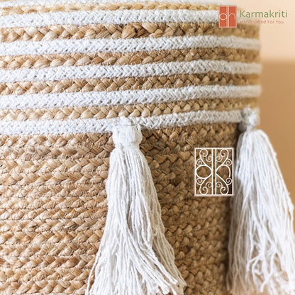 Ottoman Jute Stool