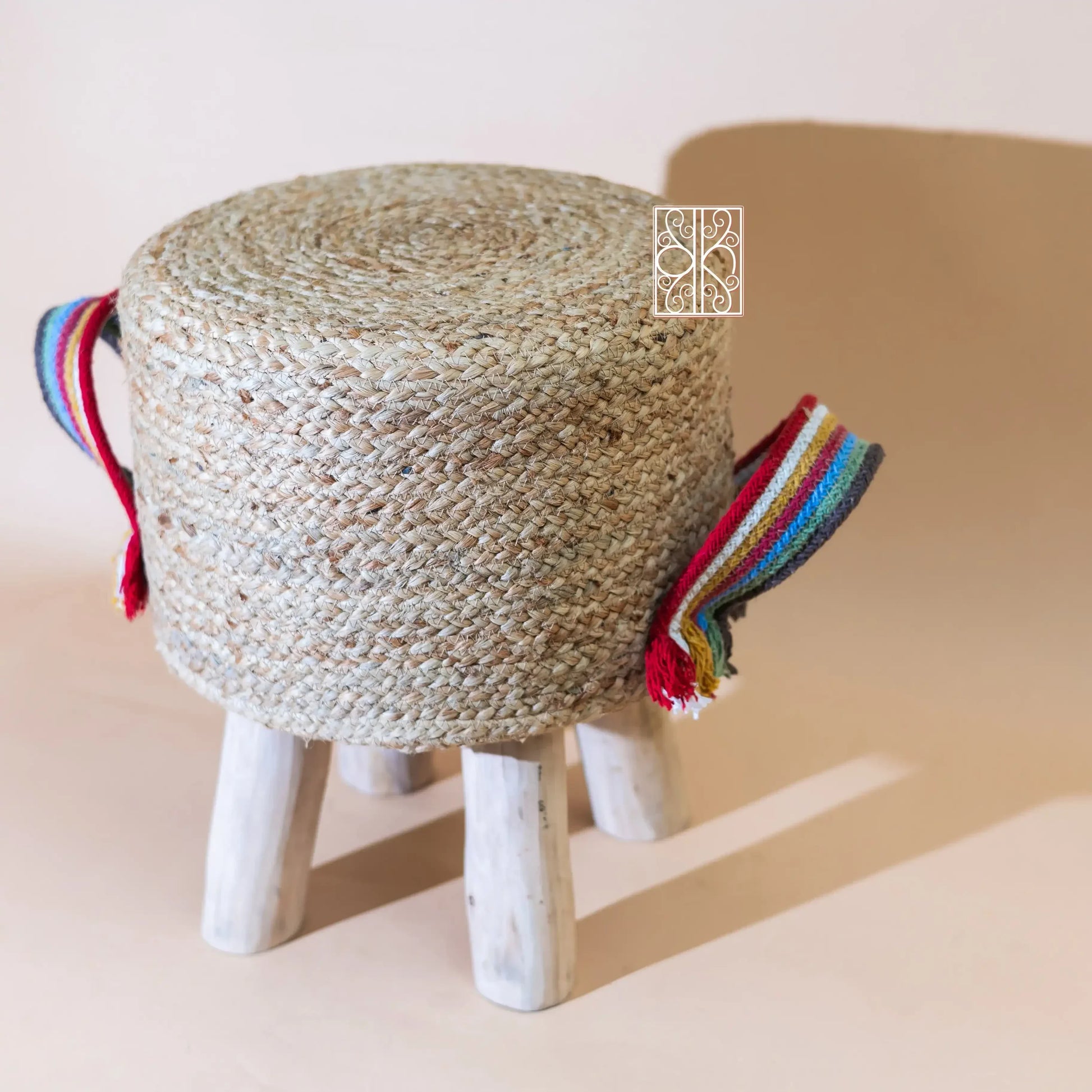 Jute pouffe - Jute Stool