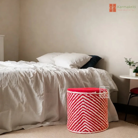 Jute pouffe | Jute stool | Jute Chair | Pyramid Round