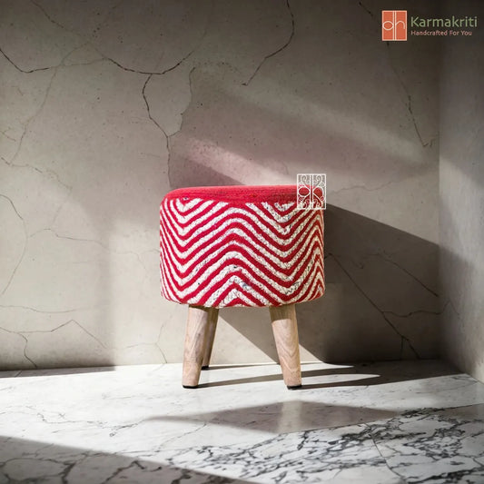 Jute pouffe | Jute Chair | Trendy Wavy
