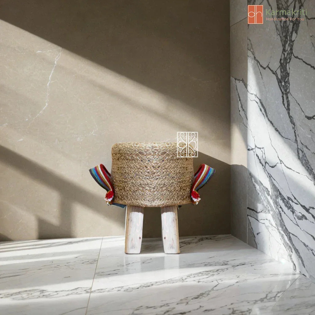 Jute pouffe - Jute Stool