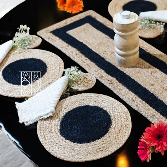 Jute Dining table mats Set