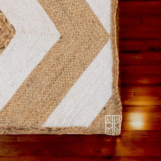 Floor mat for living room - Handwoven cotton floor rugs