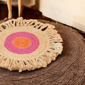 Beige Pink and Orange