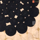 Round Rug | Round rug in living room | Cotton Black