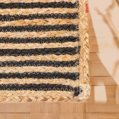Floor mat for living room - Handwoven Jute rug