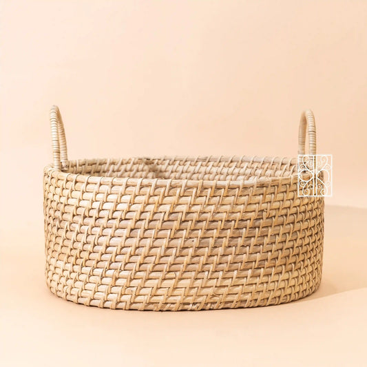 Oval Rattan basket