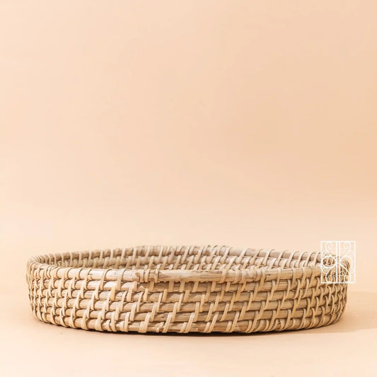 Buy Bamboo Tray | Rattan Tray with handles