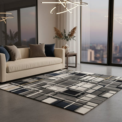 Modern Abstract Handtufted Woollen Rug