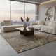 Golden Leaf Symphony Handtufted Woollen Rug