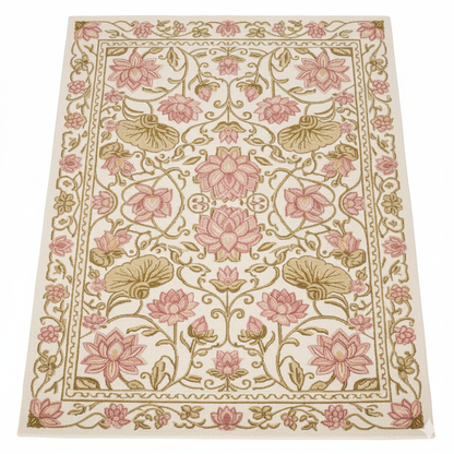 Handtufted Woollen Rug | Lotus Bloom