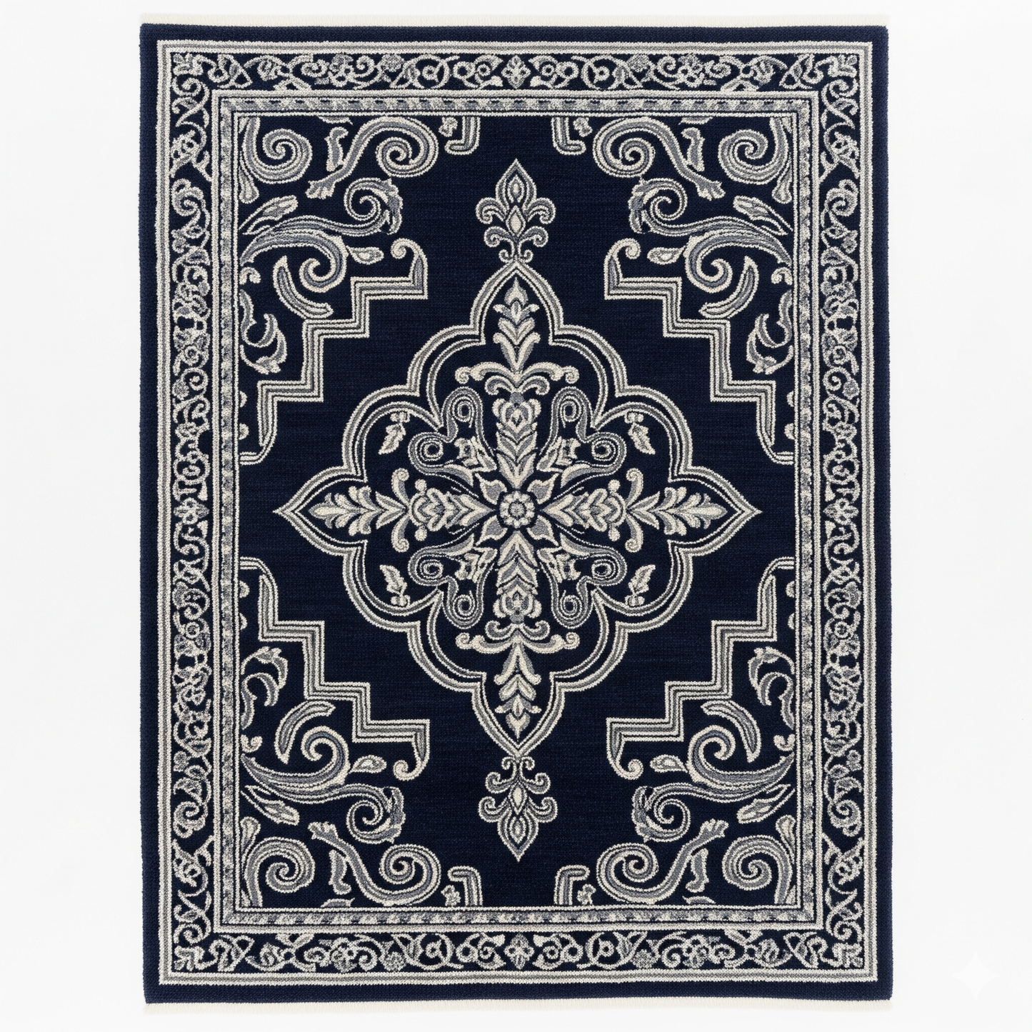 Noir Elegance Handtufted Woollen Rug