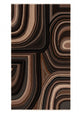 Modern Abstract Handtufted Woollen Rug | Earth Brown & Mocha