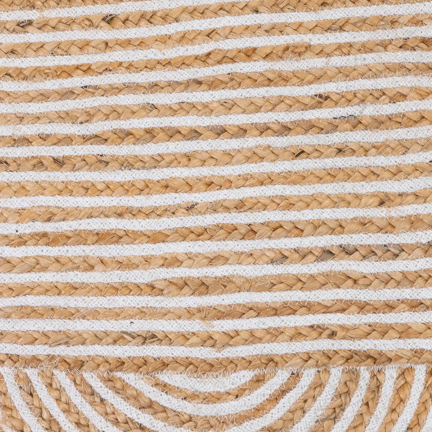 Golden and white Childrens floor mats and Jute floor rugs