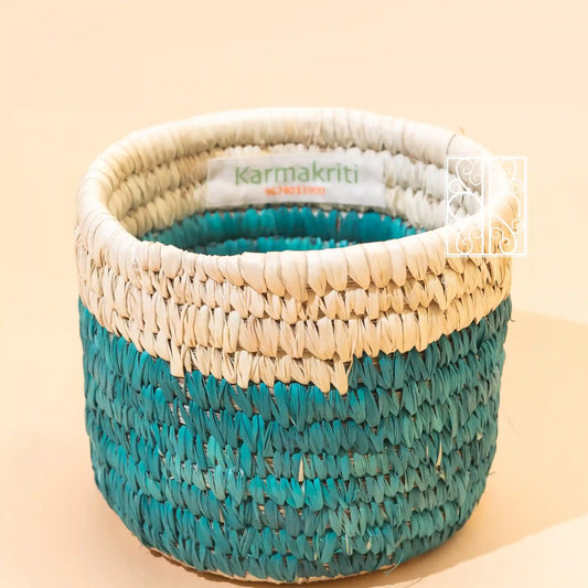 Wicker Makeup Organizer