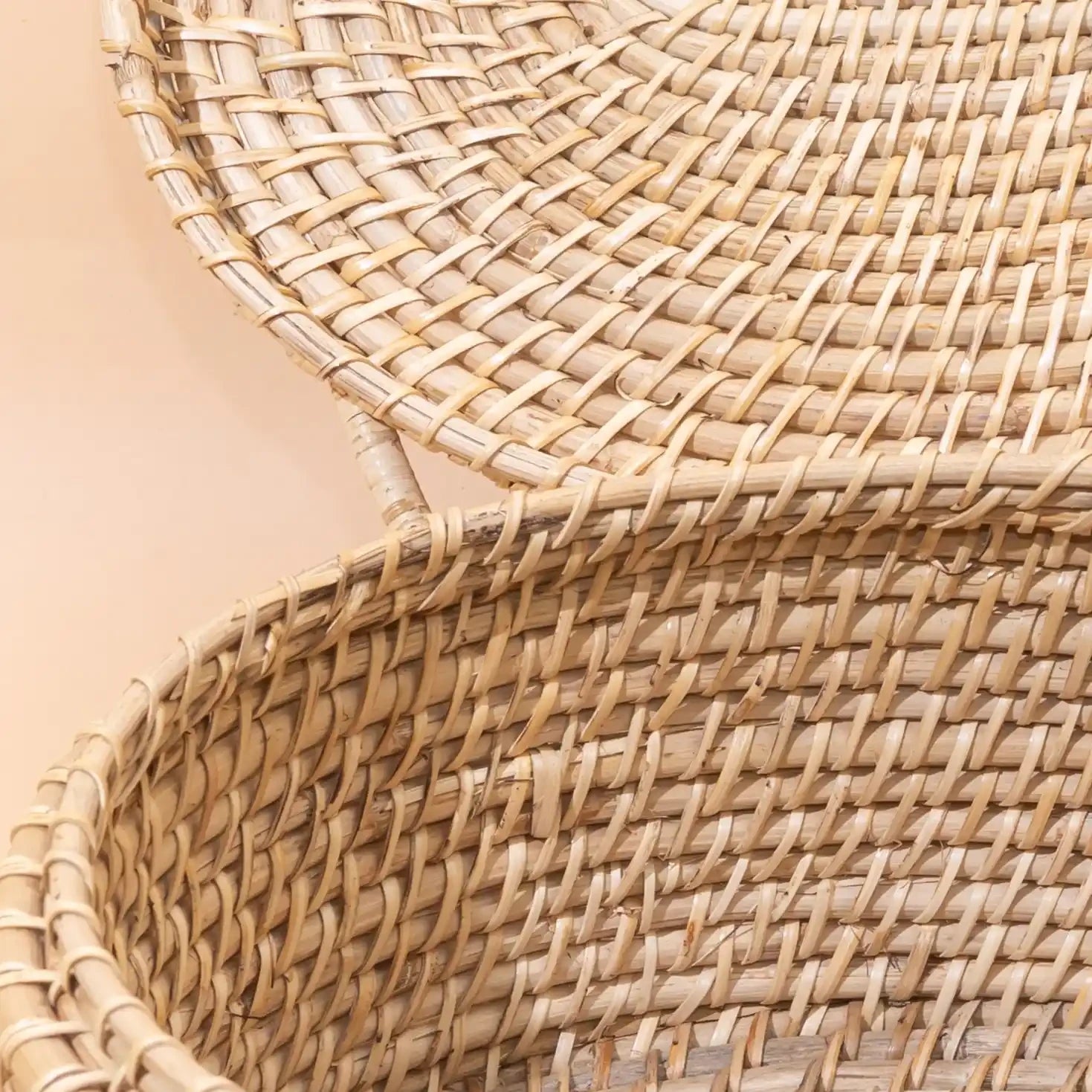 Large Bamboo basket with Lid