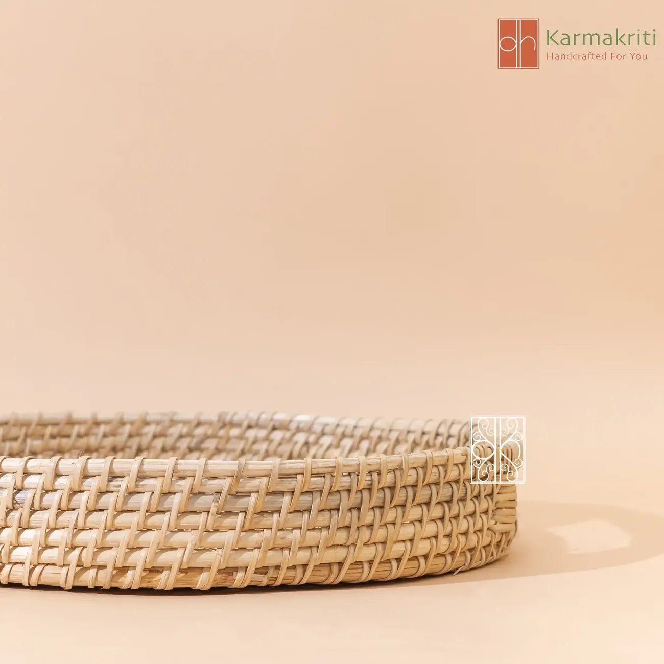 Buy Rattan Tray with handles - Bamboo serving tray