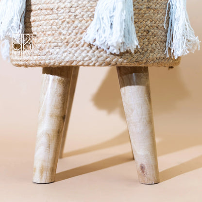Ottoman Jute Stool