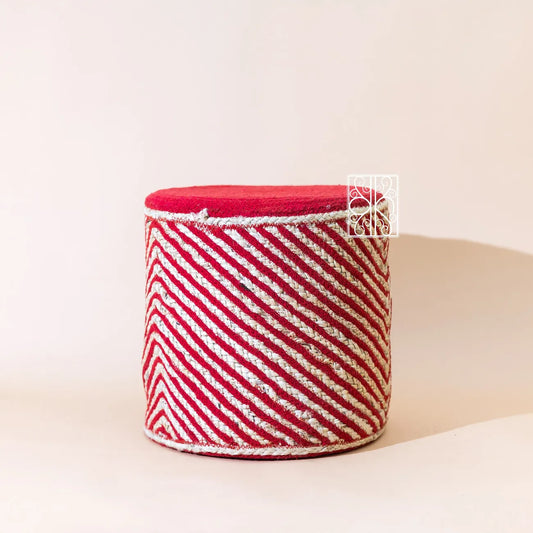 Jute pouffe | Jute stool | Jute Chair | Pyramid Round