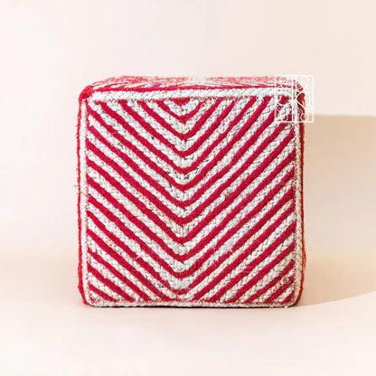 Buy a Jute pouffe - Jute Stool online on Karmakriti
