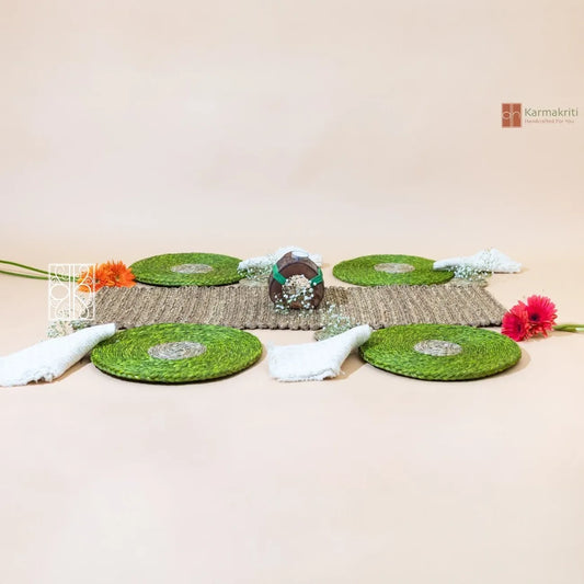 Seagrass Dining table Decor set | Set of 4 | Set of 6