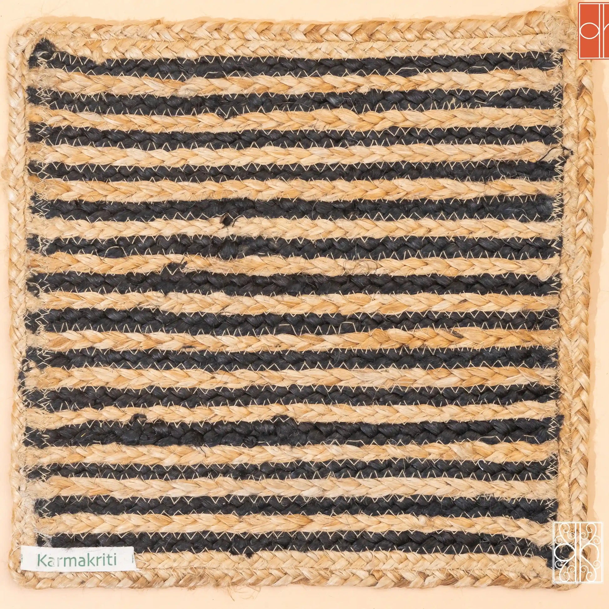 Floor mat for living room - Handwoven Jute rug